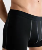 24/7 2-pak heren boxershorts - Elastisch katoenen Mannen ondergoed met elastische band - thumbnail