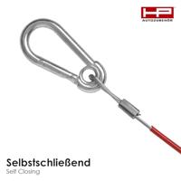 HP Autozubehör 25.127 0438104 Aanhanger breekkabel 99 cm - thumbnail