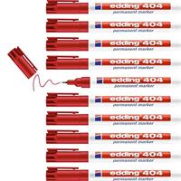 Viltstift edding 404 rond 0.75mm rood | 10 stuks - thumbnail