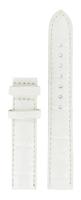 Horlogeband Tissot T600027414 / T00730916 / T610027415 / Generosi-t Leder Wit 15mm - thumbnail