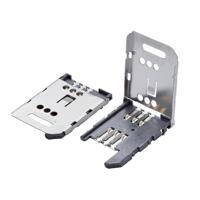 Molex 47388-2001 SIM-kaartsleuf Totaal aantal polen: 6 Rastermaat: 2.54 mm Inhoud: 1 stuk(s) Tape on Mini reel - thumbnail