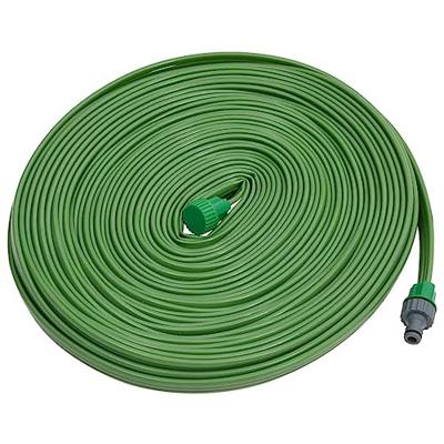 VidaXL Sproeislang 3-pijps pvc 15 m groen - thumbnail