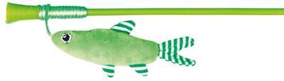 TRIXIE SPEELHENGEL VIS KUNSTSTOF / PLUCHE MET CATNIP 42 CM 4 ST
