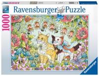 Ravensburger Puzzel Kattenvriendschap 1000 Stukjes - thumbnail