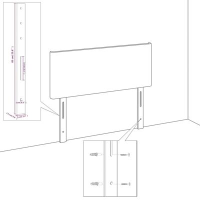 Bedframe zonder matras 160x200 cm fluweel donkergrijs - thumbnail
