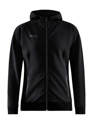Craft 1910626 Core Soul Full Zip Hood Wmn - Black - M
