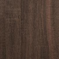 Bartafel 51x50x103,5 cm bewerkt hout bruin eikenkleurig - thumbnail