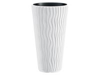 PROSPERPLAST Bloempot Sandy Slim (wit, 30 x 30 x 53 cm) - thumbnail