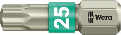 Wera 3867/1 TS TORX® Bits, RVS, TX 25 x 25 mm - 1 stuk(s) - 05071035001