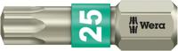 Wera 3867/1 TS TORX® Bits, RVS, TX 25 x 25 mm - 1 stuk(s) - 05071035001 - thumbnail