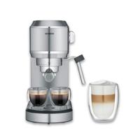Severin KA 5997 Espressomachine met filterhouder Chroom (geborsteld), Zwart 1350 W Met melkopschuimer - thumbnail