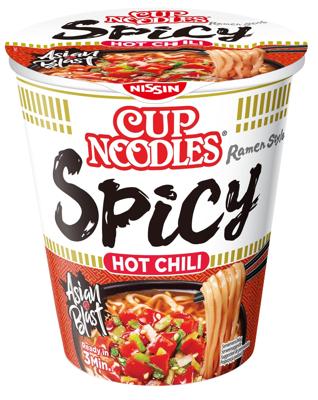 Noodles nissin hot chili spicy cup | 8 stuks