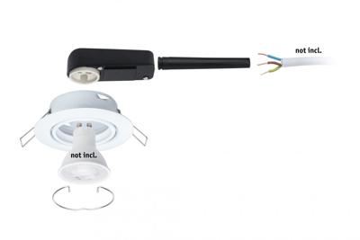 Paulmann 93400 LED-inbouwlamp Set van 10 stuks LED GU10 Wit Paulmann 93400 LED-inbouwlamp Set van 10 stuks LED GU10 Wit
