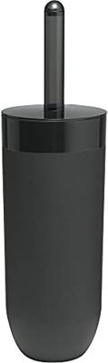 Toiletborstelhouder Sealskin Bloom 10 x 37 cm ABS Zwart