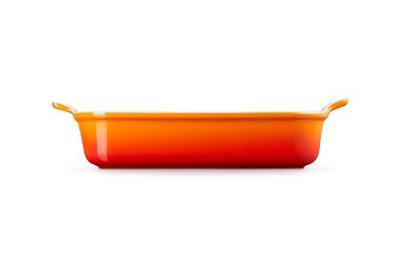 LE CREUSET - Aardewerk - Ovenschaal 32cm 3,10l Oranjerood LE CREUSET - Aardewerk - Ovenschaal 32cm 3,10l Oranjerood
