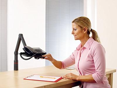 Novus Office TalkMaster 710+005 Telefoonzwenkarm In hoogte verstelbaar, Zwenkbaar, Uittrekbaar Antraciet 1 stuk(s)