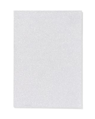 HEMA Schrift 25.5x18cm gelinieerd sterrenpatroon (zilver)