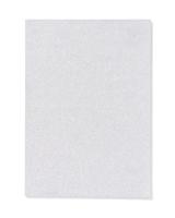 HEMA Schrift 25.5x18cm gelinieerd sterrenpatroon (zilver) - thumbnail