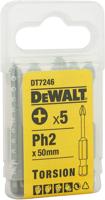DeWalt Accessoires 50mm torsion phillips schroefbit met extra grip ribben, Ph2 - DT7246-QZ - thumbnail