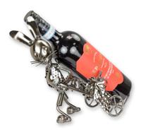 Blikken flessenhouder "konijn" - thumbnail