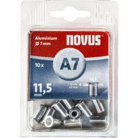 Novus Blindklinkmoer M5 X 11,5mm, Alu S | 10 stuks - 045-0042 045-0042 - thumbnail