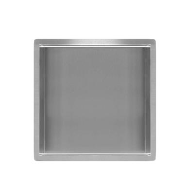 Wiesbaden RVS inbouwnis 30x30x10 cm Wiesbaden RVS inbouwnis 30x30x10 cm