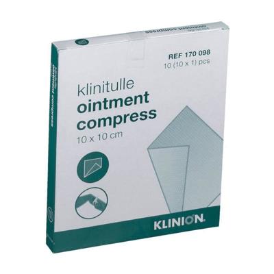Klinion Klinutelle Zalfkompres 10x10cm