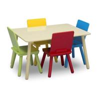 Delta Children TT87452GN-1189 Tafel met 4 Stoelen Multicolor - thumbnail