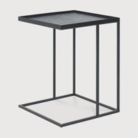 Ethnicraft Vierkante Bijzettafel 'Tray' Gelakt Hout, 39 x 39cm - thumbnail