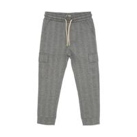 Daily7 winter cargo broek jongens - grijs - strepen - thumbnail