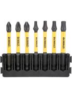 DeWalt Accessoires Bitset | Houder + IMPACT Torsion | 57 mm | PZ1 x1, PZ2 x2, T15 x1, T20 x1, T57 x1, T30 x1 - DT70823-QZ - thumbnail
