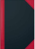 König & Ebhardt Kladde 865524301 Notitieboek Geruit Zwart-rood Aantal paginas: 96 DIN A5 - thumbnail