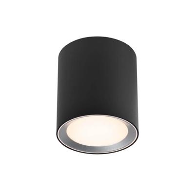 Kleine zwarte plafondlamp met ingebouwde LED lichtbron en Moodmaker Nordlux &apos;Landon 14&apos;