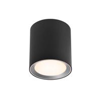 Kleine zwarte plafondlamp met ingebouwde LED lichtbron en Moodmaker Nordlux &apos;Landon 14&apos; - thumbnail