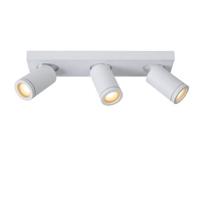 Lucide TAYLOR - Plafondspot Badkamer - LED Dim to warm - GU10 - 3x5W 2200K/3000K - IP44 - Wit - thumbnail