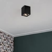 QAZQA Spot zwart verstelbaar - Quadro 1 up - thumbnail