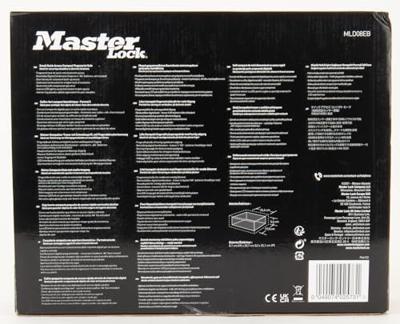 Masterlock Compacte Kluis, biometrisch, digitaal - MLD08EB MLD08EB