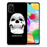 Silicone Back Case Samsung Galaxy A41 Skull Eyes - thumbnail