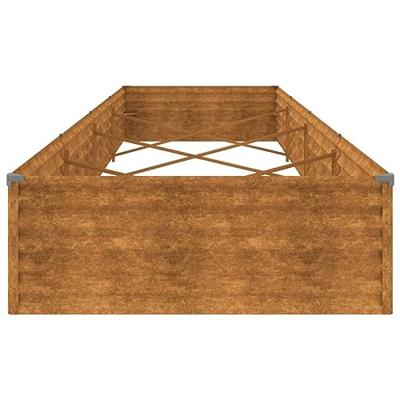 VidaXL Plantenbak verhoogd 387x100x36 cm cortenstaal VidaXL Plantenbak verhoogd 387x100x36 cm cortenstaal