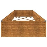 Plantenbak verhoogd 387x100x36 cm cortenstaal - thumbnail