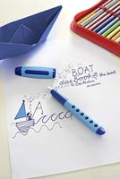 Faber Castell FC-149861 Schoolvulpen Scribolino LH Zwart/blauw - thumbnail