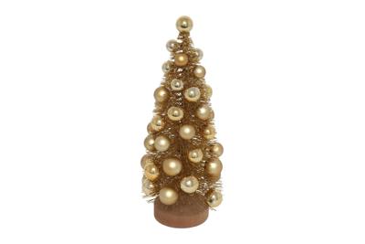 Kerstboom gascon 32 cm goud