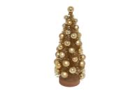 Kerstboom gascon 32 cm goud - thumbnail