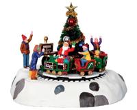 Kerstfiguur Santa's kiddie train LEMAX - Lemax - thumbnail