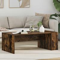 Salontafel Gerookt eiken 95 x 50 x 34 cm Bewerkt hout - thumbnail
