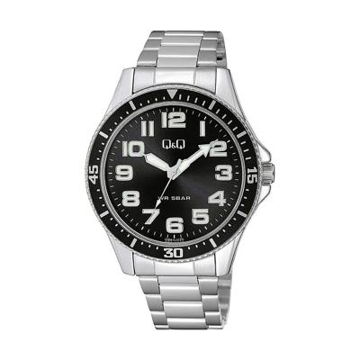 Q&Q QB64J225Y Zwart (Ø 45 mm) Heren horloge