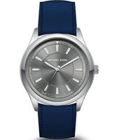 Horlogeband Michael Kors MK8525 Leder Blauw 22mm Horlogeband Michael Kors MK8525 Leder Blauw 22mm