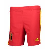 België Broekje Thuis Junior 2022-2023 - Maat 140 - Kleur: RoodGeel | Soccerfanshop - thumbnail