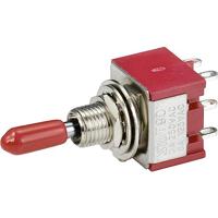 TRU COMPONENTS TC-9354000 Wipschakelaar 250 V/AC 3 A 2x aan/uit/aan Continu/0/continu 1 stuk(s) - thumbnail