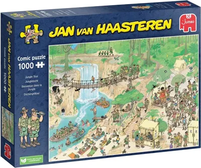 Jan van Haasteren - De Jungletocht Puzzel 1000 Stukjes Jan van Haasteren - De Jungletocht Puzzel 1000 Stukjes